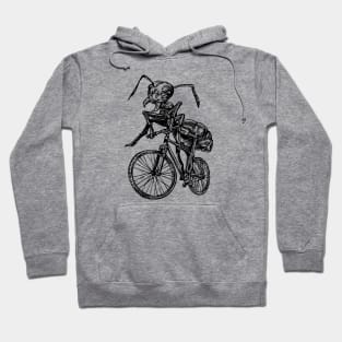 SEEMBO Ant Cycling Bicycle Bicycling Cyclist Biking Fun Bike Hoodie